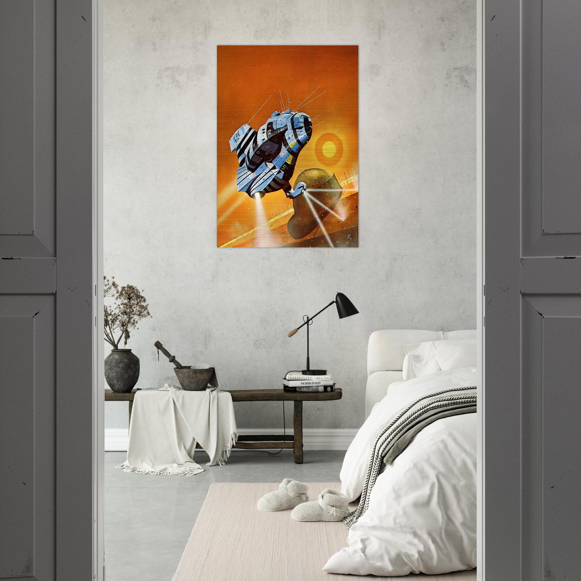 Chris Foss - Chris Foss Brushed Aluminum Print - 70x100 cm / 28x40 inches | Chris Foss Aluminum Print | Chris Foss Prints
