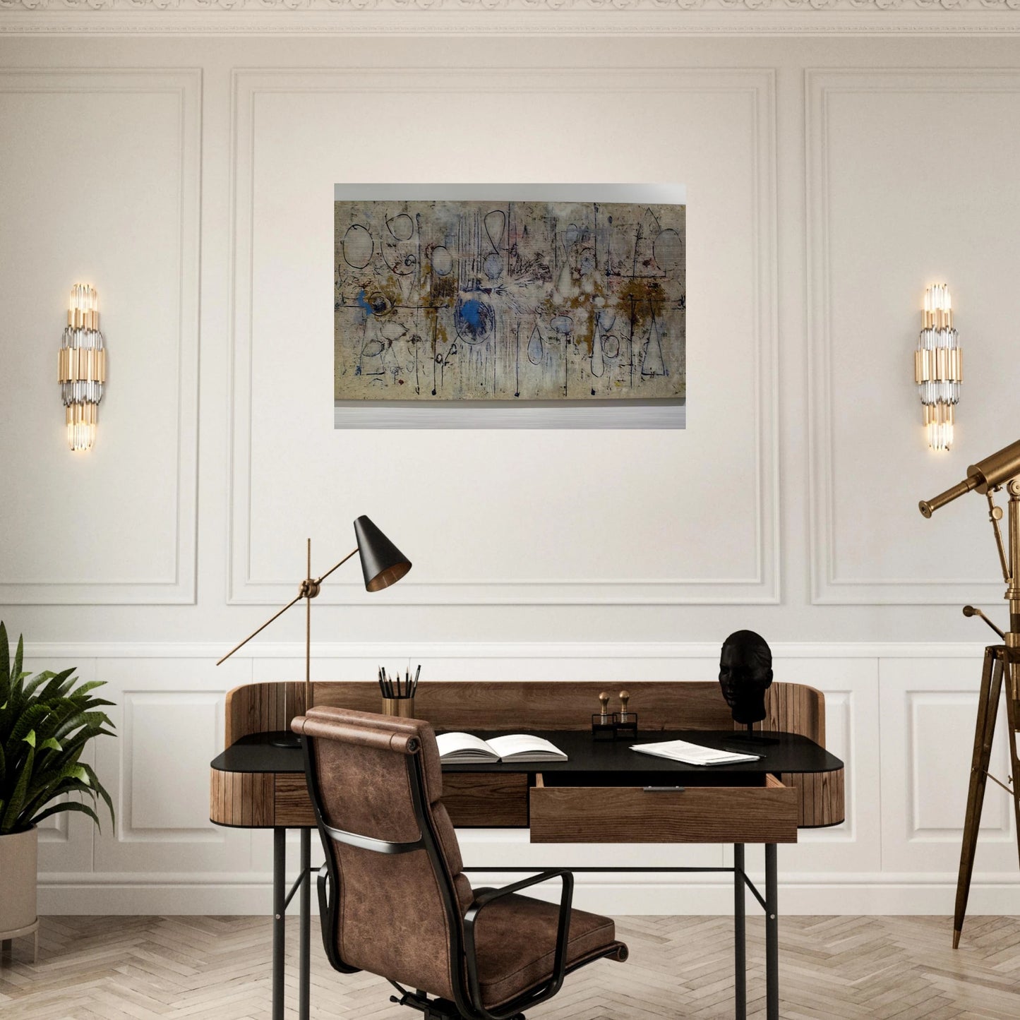 By the Sea - Richard Pousette-Dart Brushed Aluminum Print - 70x100 cm / 28x40 inches | Richard Pousette-Dart Aluminum Print | Richard Pousette-Dart Prints