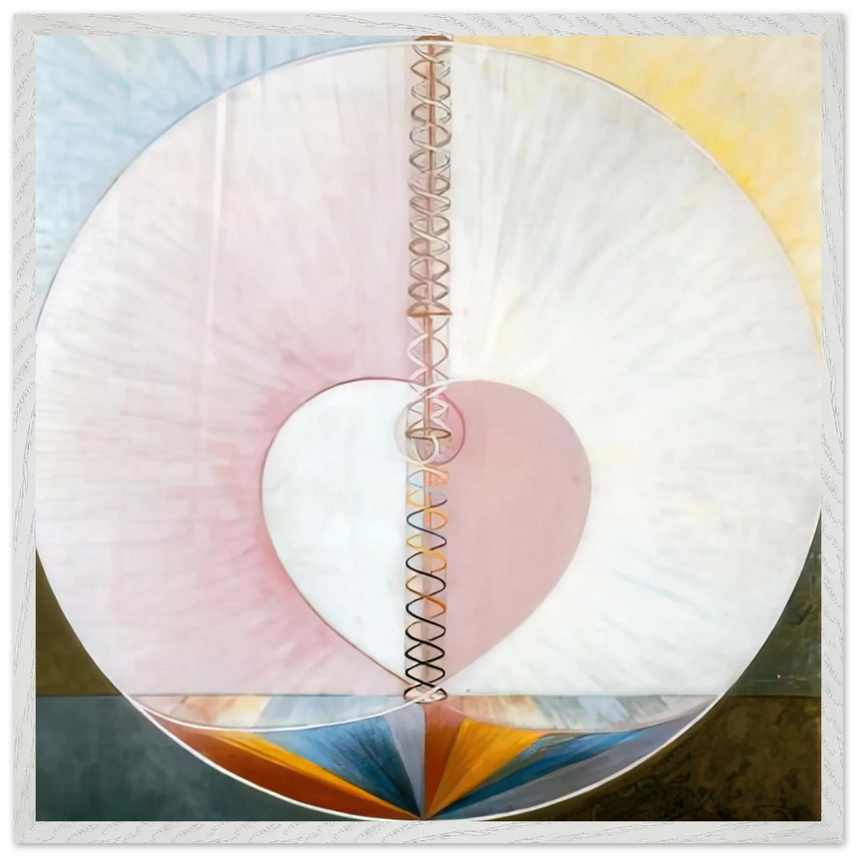 Hilma af Klint - WHAT A HUMAN BEING IS 1910 Wall art - A0 (84.1 x 118.9  cm) - Fine Art Poster - -