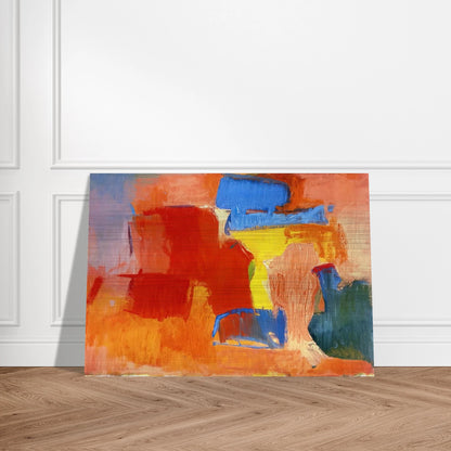 UNTITLED 1959 - Esteban Vicente Brushed Aluminum Print - 70x100 cm / 28x40 inches | Esteban Vicente Aluminum Print | Esteban Vicente Prints