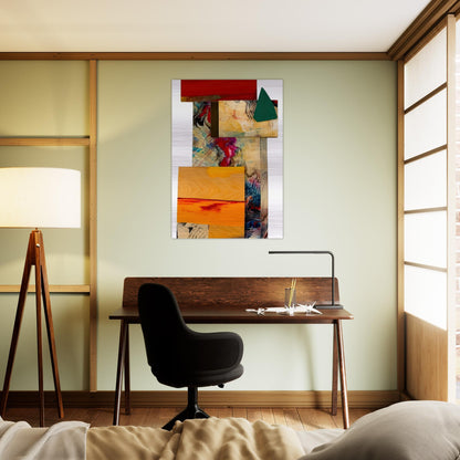 Rubiyat - Sam Gilliam Brushed Aluminum Print - 70x100 cm / 28x40 inches | Sam Gilliam Aluminum Print | Sam Gilliam Prints