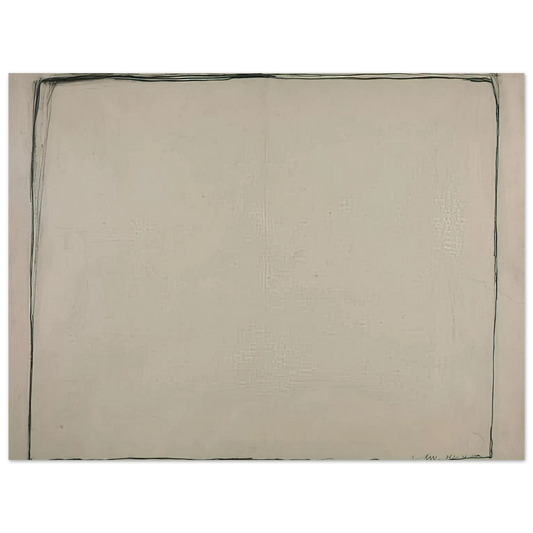 Bob Law - Drawing 24.4.60 - 1960  75x100 cm / 30x40inches Fine Art Poster