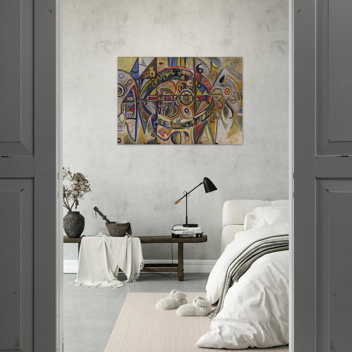 Desert - Richard Pousette-Dart Brushed Aluminum Print - 70x100 cm / 28x40 inches | Richard Pousette-Dart Aluminum Print | Richard Pousette-Dart Prints
