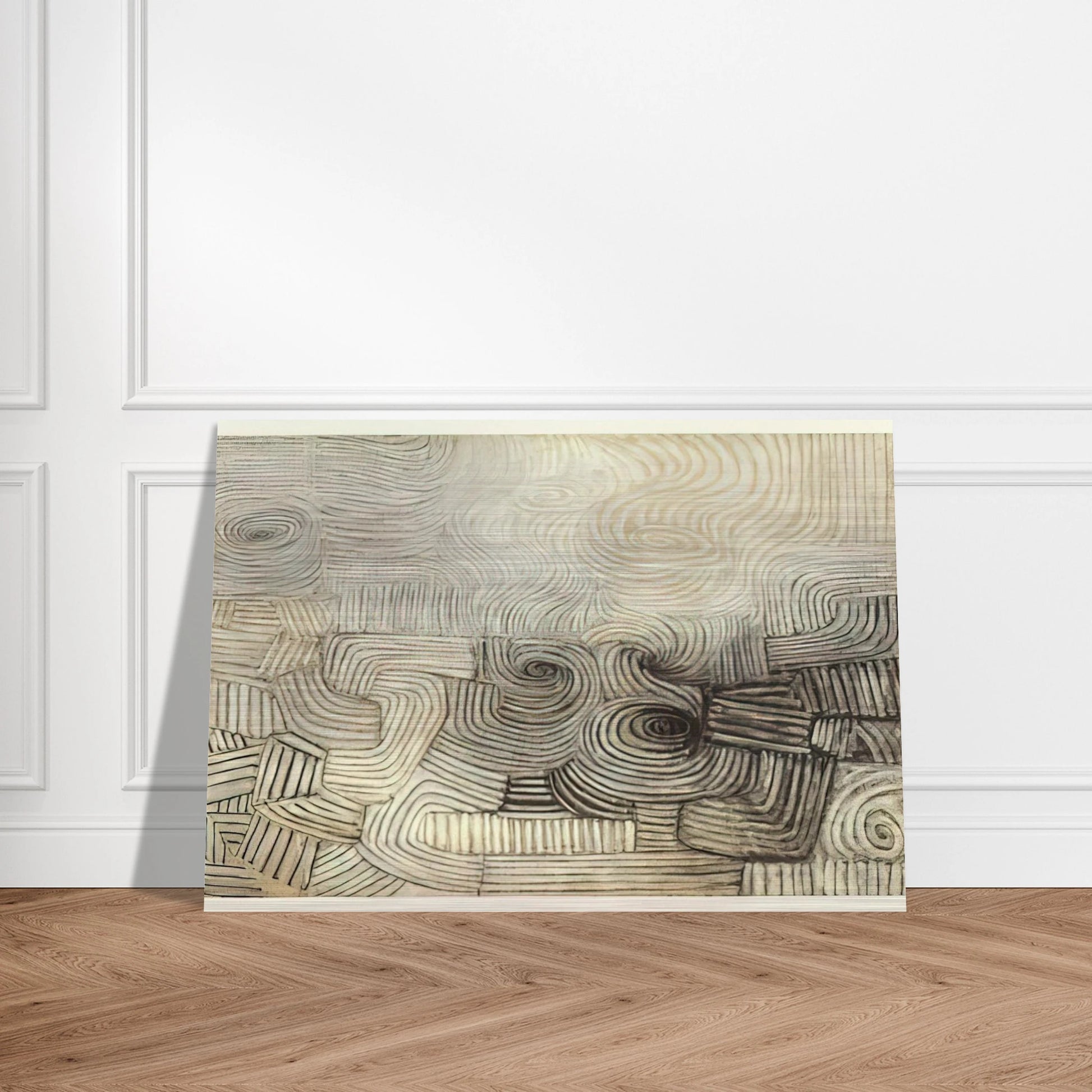 THE SNOWSTORM 1950 - Victor Pasmore Brushed Aluminum Print - 70x100 cm / 28x40 inches | Victor Pasmore Aluminum Print | Victor Pasmore Prints