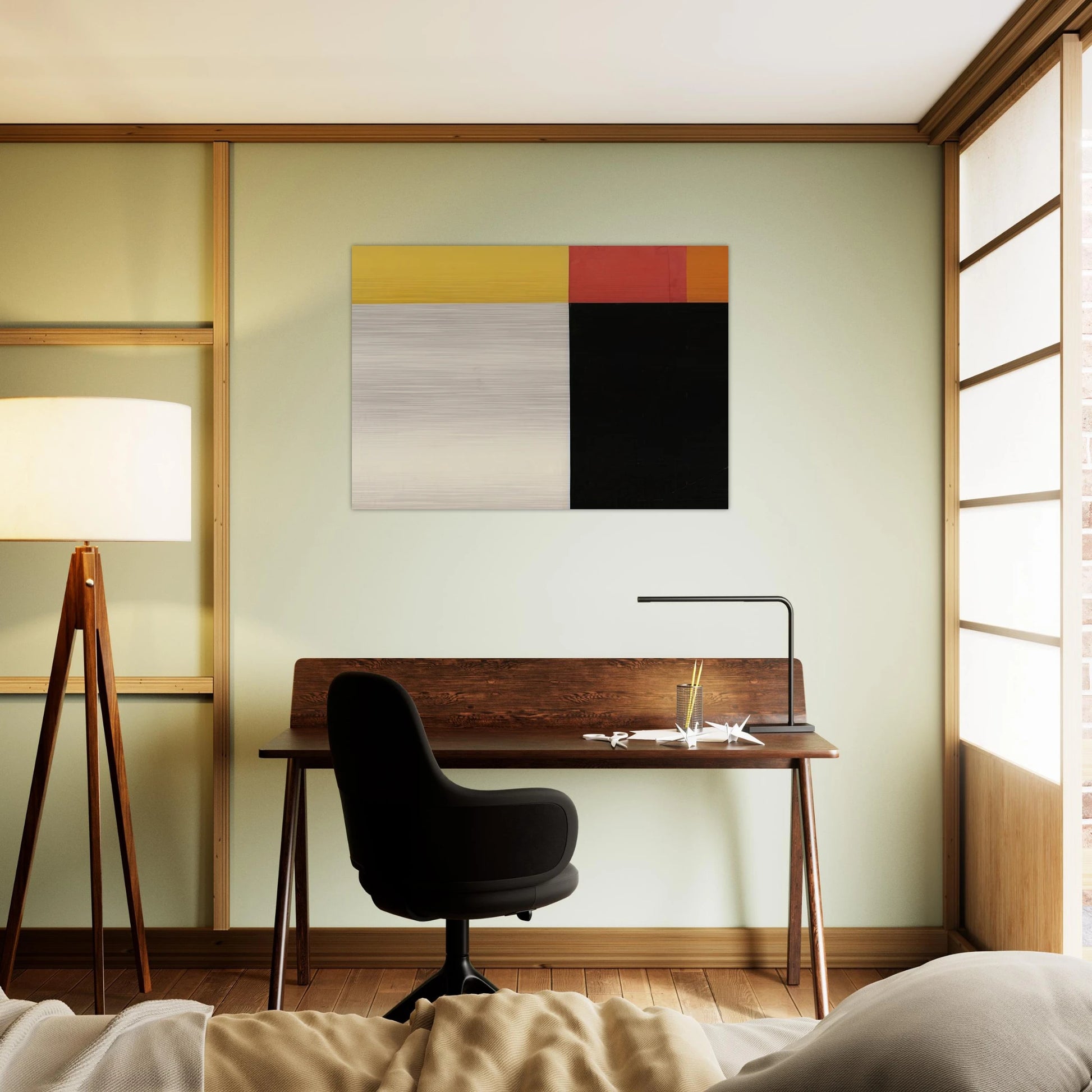 Study for Tiger - Ellsworth Kelly Brushed Aluminum Print - 70x100 cm / 28x40 inches | Ellsworth Kelly Aluminum Print | Ellsworth Kelly Prints