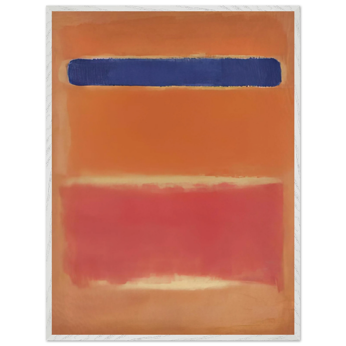 Mark Rothko - Blue Over Red - 1953 Wall Art - 30x40 cm / 12x16 inches - Fine Art Poster-canvas - -