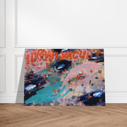 Hurrah Vacuii!! - 1988 - Paul Thek Brushed Aluminum Print - 70x100 cm / 28x40 inches | Paul Thek Aluminum Print | Paul Thek Prints