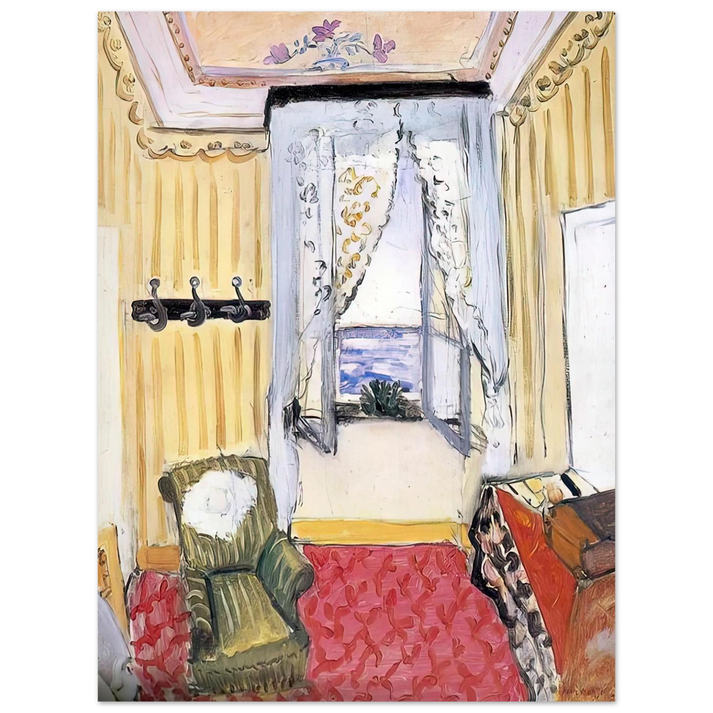 Henri Matisse - MY ROOM AT THE BEAU RIVAGE 1918  75x100 cm / 30x40inches Fine Art Poster