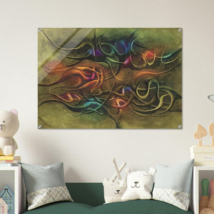 Peinture - Surrealism - Simon Hantai Acrylic Print - 70x100 cm / 28x40″ inches | Simon Hantai Wall Art | Simon Hantai Prints