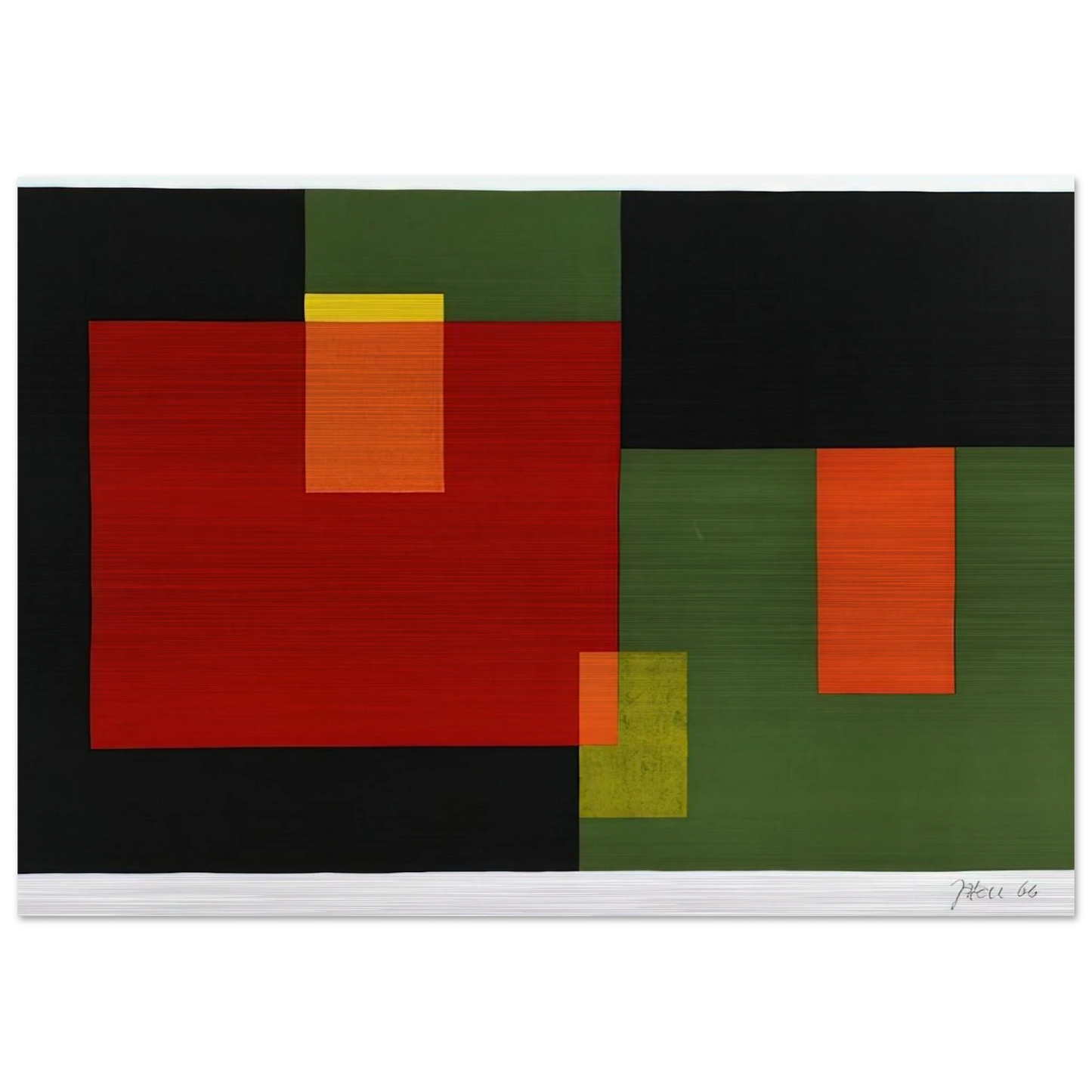 Untitled - 1966 - Johannes Itten Brushed Aluminum Print - 70x100 cm / 28x40 inches | Johannes Itten Aluminum Print | Johannes Itten Prints