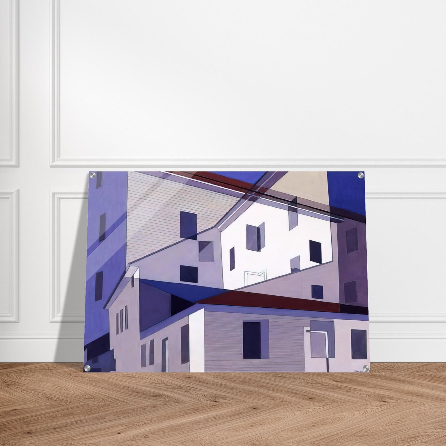 On A Shaker Theme #2 - Precisionism - Charles Sheeler Acrylic Print - 70x100 cm / 28x40″ inches