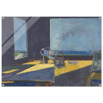 Interior with View of the Ocean - Richard Diebenkorn Acrylic Print - 70x100 cm / 28x40″ inches
