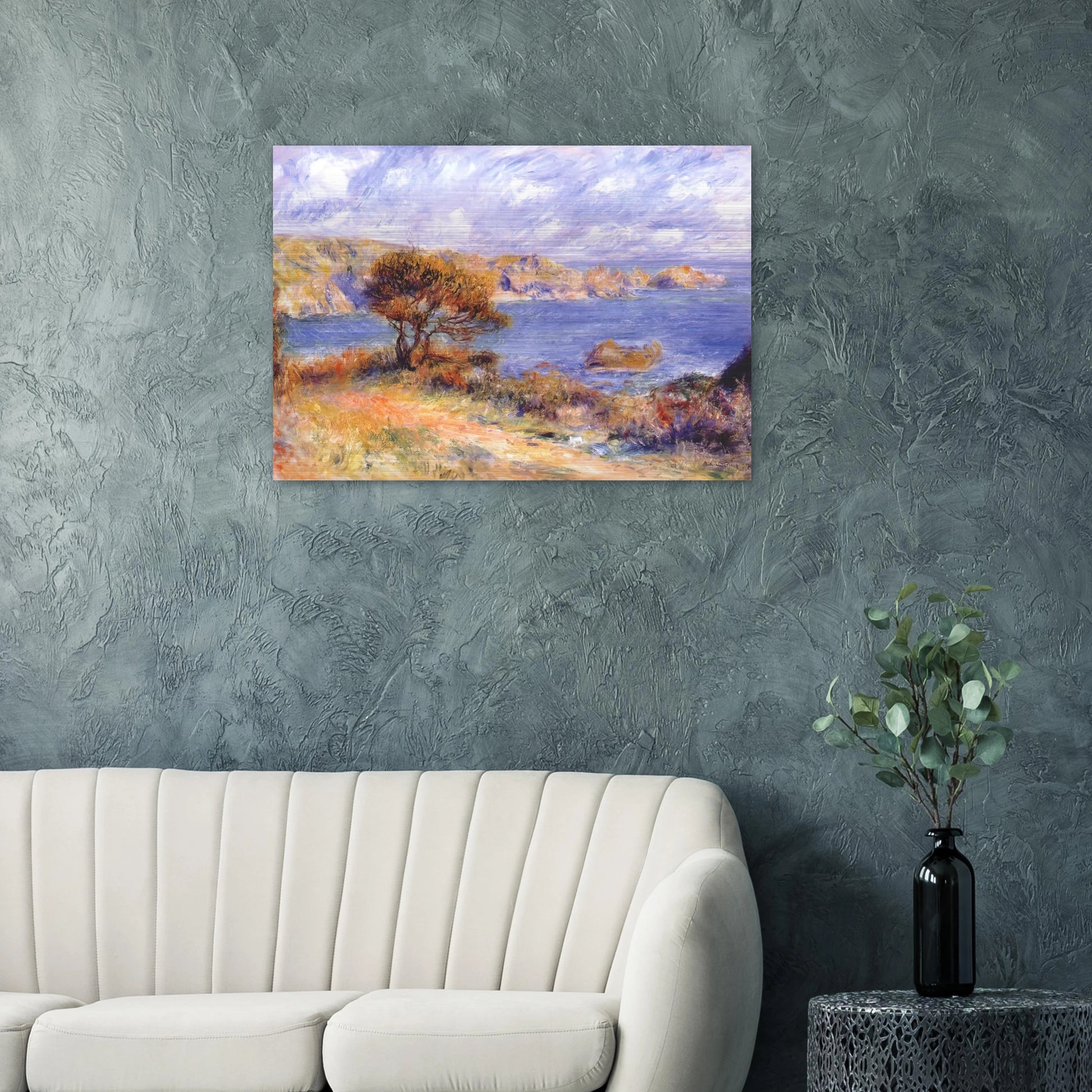 View at guernsey - Pierre-Auguste Renoir Brushed Aluminum Print - 70x100 cm / 28x40 inches | Pierre-Auguste Renoir Aluminum Print | Pierre-Auguste Renoir Prints