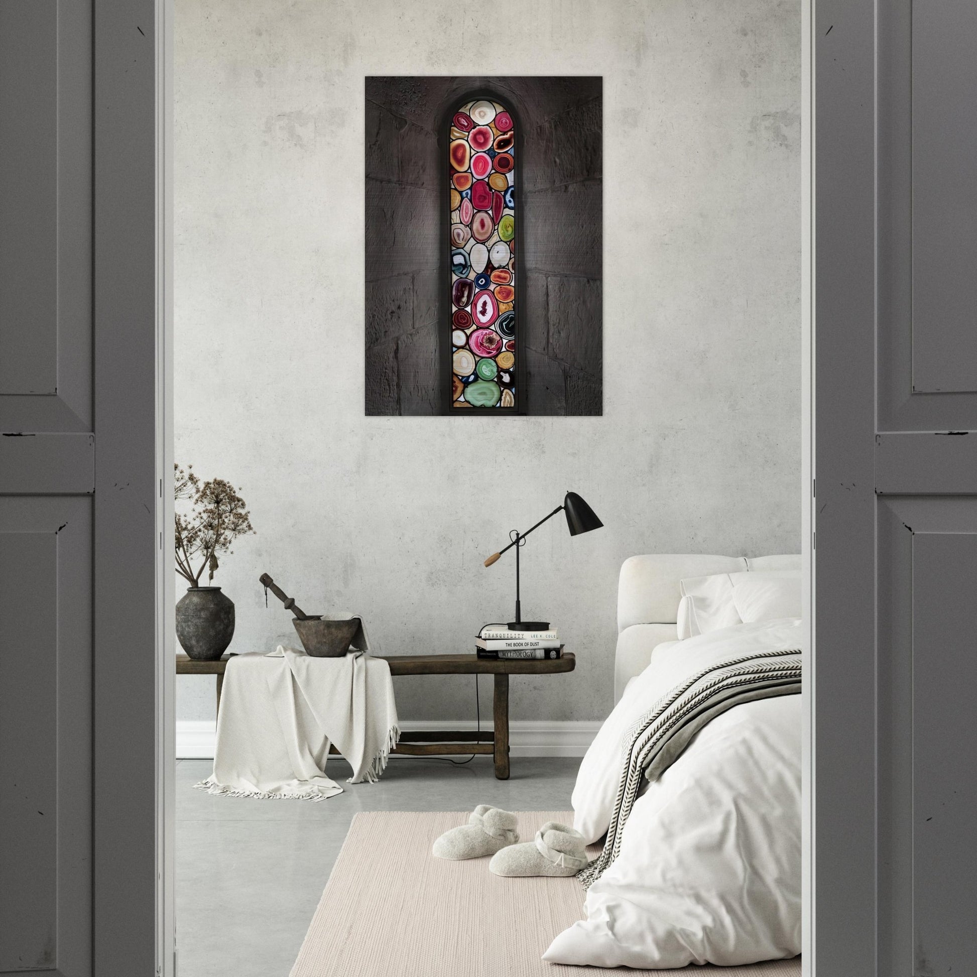 AHATFENSTER 2009 2 - Sigmar Polke Brushed Aluminum Print - 70x100 cm / 28x40 inches | Sigmar Polke Aluminum Print | Sigmar Polke Prints