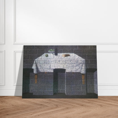 THE ENDEARING TRUTH 1966 - Rene Magritte Brushed Aluminum Print - 70x100 cm / 28x40 inches | Rene Magritte Aluminum Print | Rene Magritte Prints