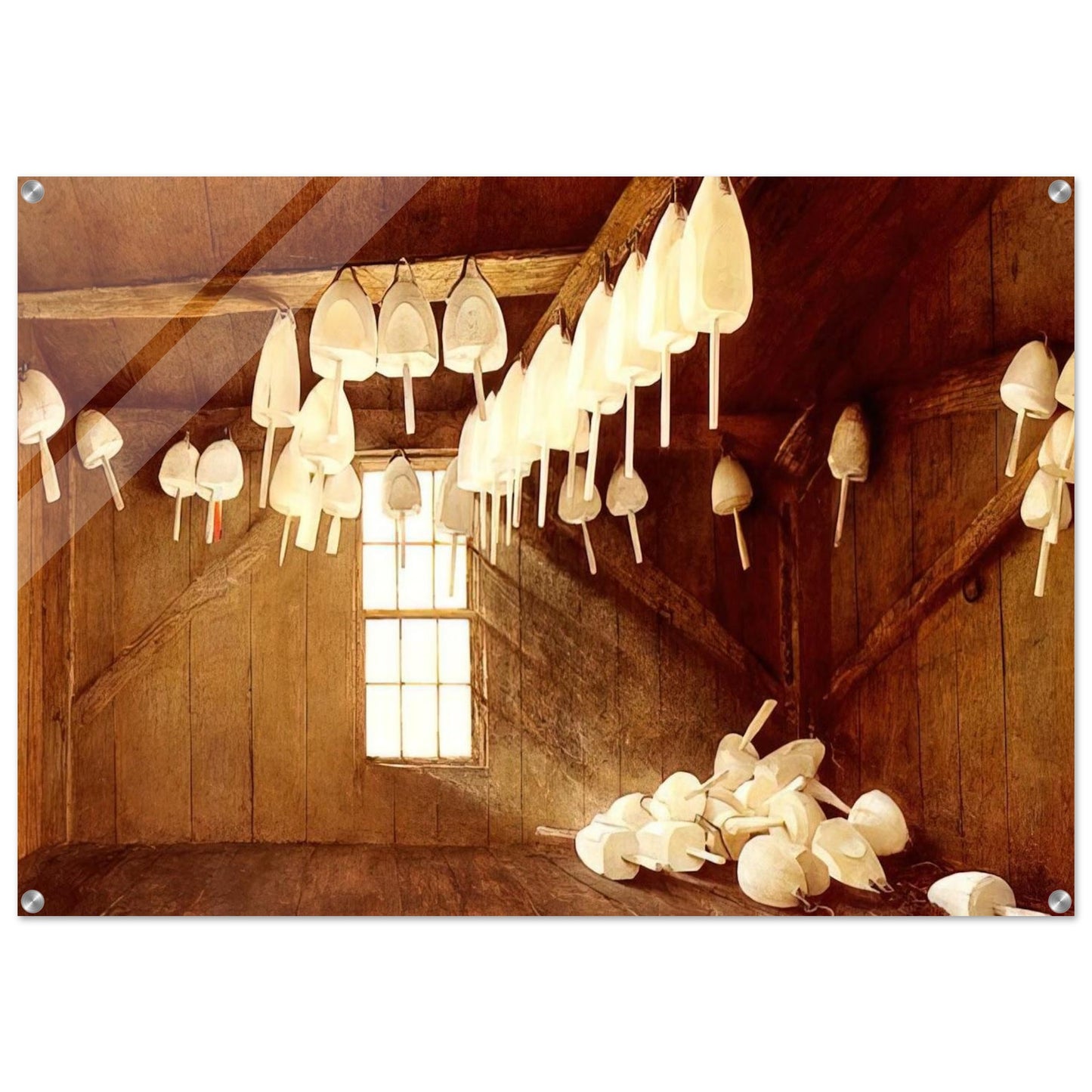 TOMORROW THE OUTER SHOALS - Andrew Wyeth Acrylic Print - 70x100 cm / 28x40″ inches