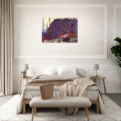 Algoma Hill - 1920 - Lawren Harris Acrylic Print - 70x100 cm / 28x40″ inches