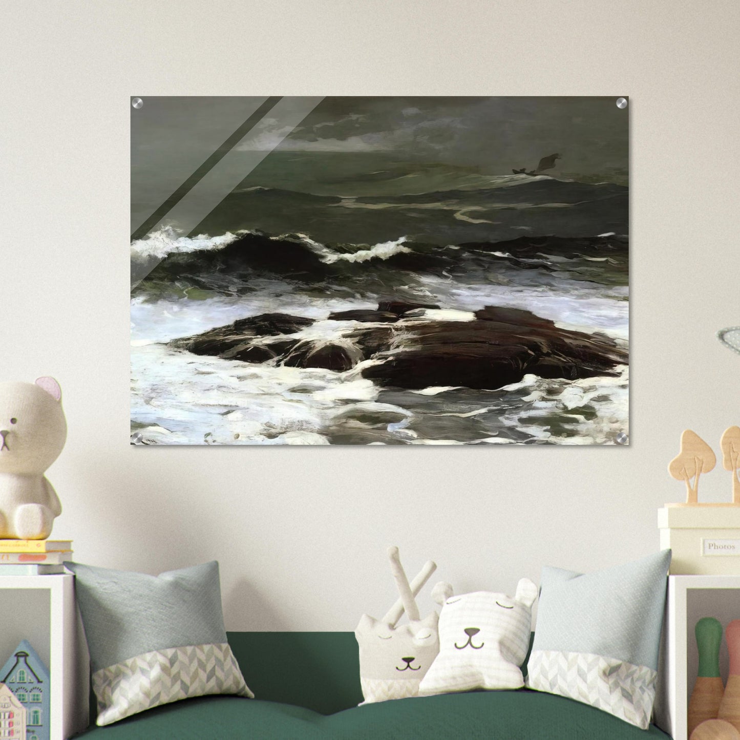 SUMMER SQUALL 1904 - Winslow Homer Acrylic Print - 70x100 cm / 28x40″ inches