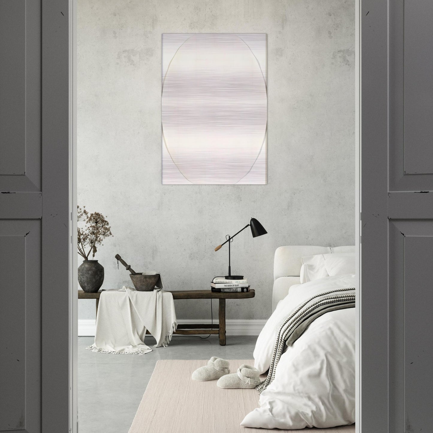 Koh-I-Noor 7H #1 - Robert Ryman Brushed Aluminum Print - 70x100 cm / 28x40 inches | Robert Ryman Aluminum Print | Robert Ryman Prints