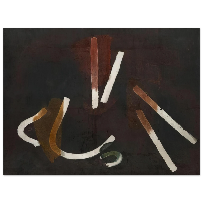 John Ferren - Composition Brun - 1933  75x100 cm / 30x40inches Fine Art Poster