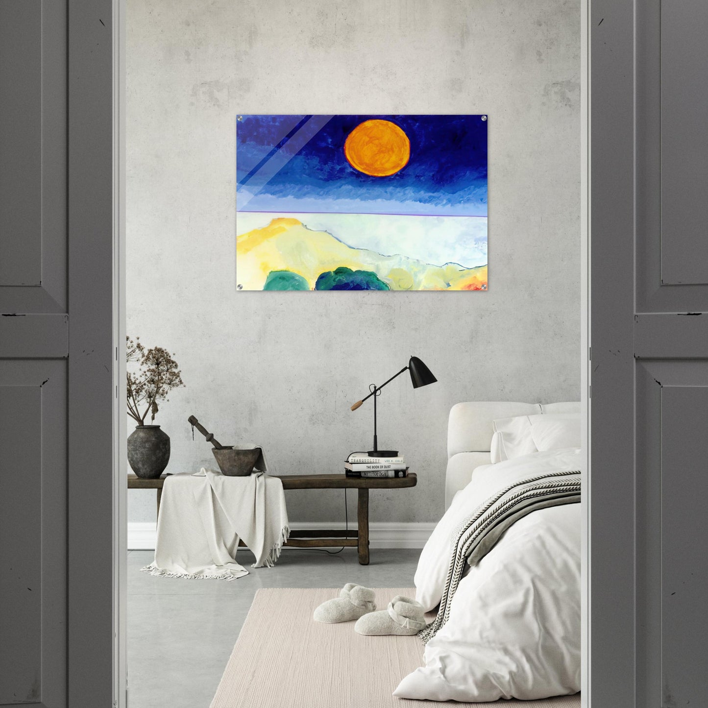 Paisagem - 2004 - Aldemir Martins Acrylic Print - 70x100 cm / 28x40″ inches