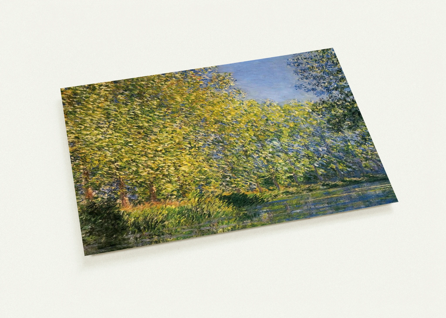 Bend in the River Epte By claude monet Pack of 10 Post Cards | claude monet Post Cards | A6 (10.5 x 14.8 cm) - 4.1 x 5.8 inches