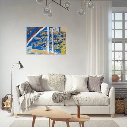 The Window, Lavender Bay - 1980 - Brett Whiteley Brushed Aluminum Print - 70x100 cm / 28x40 inches | Brett Whiteley Aluminum Print | Brett Whiteley Prints