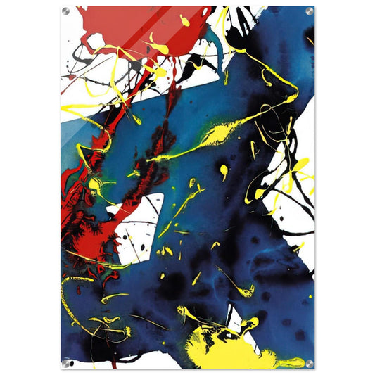 Untitled  SFP94-143  SFF 1813  - Sam Francis Acrylic Print - 70x100 cm / 28x40″ inches | Sam Francis Wall Art | Sam Francis Prints