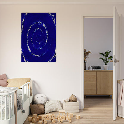 Blue Sky Painting - Sam Francis Brushed Aluminum Print - 70x100 cm / 28x40 inches | Sam Francis Aluminum Print | Sam Francis Prints