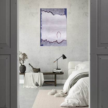 Edge of White Dawn #1 - 1982 - Theodoros Stamos Brushed Aluminum Print - 70x100 cm / 28x40 inches | Theodoros Stamos Aluminum Print | Theodoros Stamos Prints