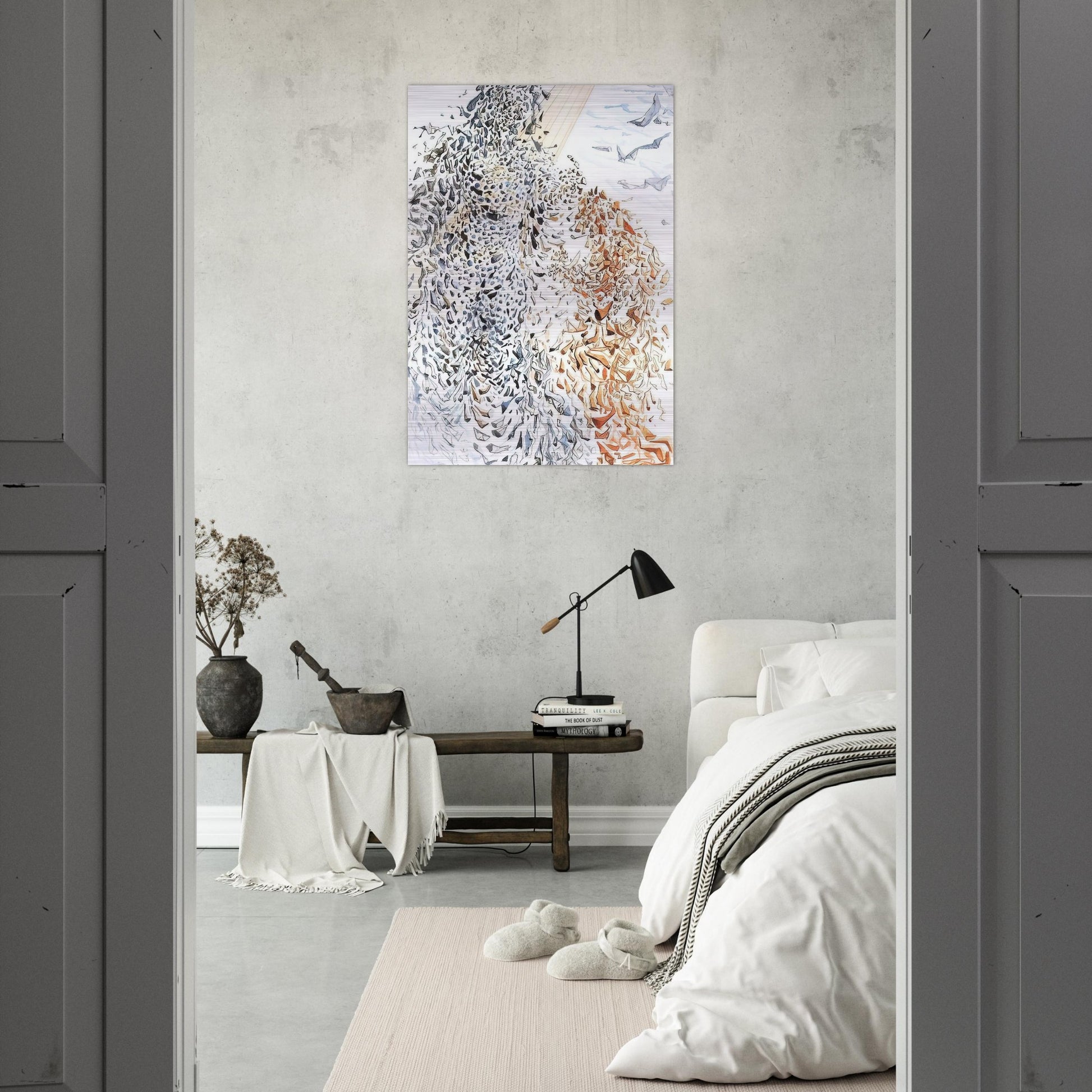 OPPOSITION - Salvador Dali Brushed Aluminum Print - 70x100 cm / 28x40 inches | Salvador Dali Aluminum Print | Salvador Dali Prints