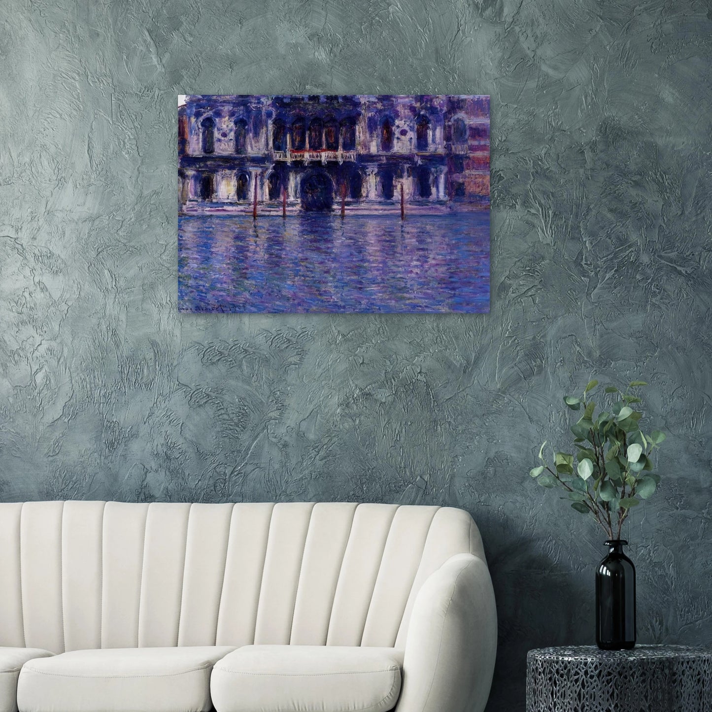 Palazzo Contarini - claude monet Brushed Aluminum Print - 70x100 cm / 28x40 inches | claude monet Aluminum Print | claude monet Prints