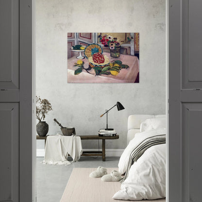 STILL LIFE WITH PINEAPPLES 1 - Henri Matisse Brushed Aluminum Print - 70x100 cm / 28x40 inches | Henri Matisse Aluminum Print | Henri Matisse Prints