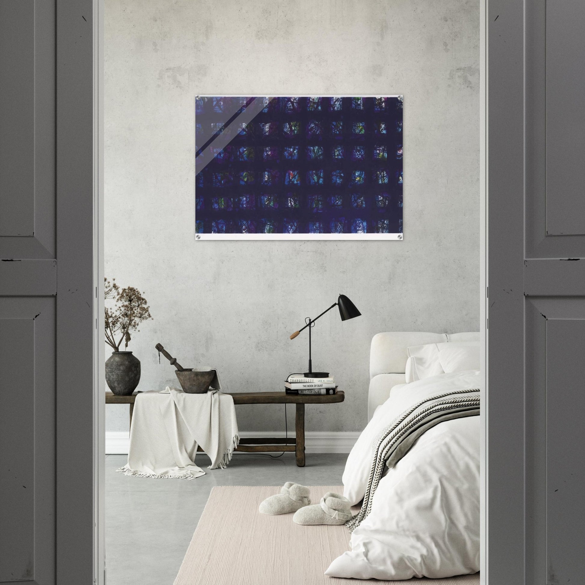 La Notte - Sam Francis Acrylic Print - 70x100 cm / 28x40″ inches