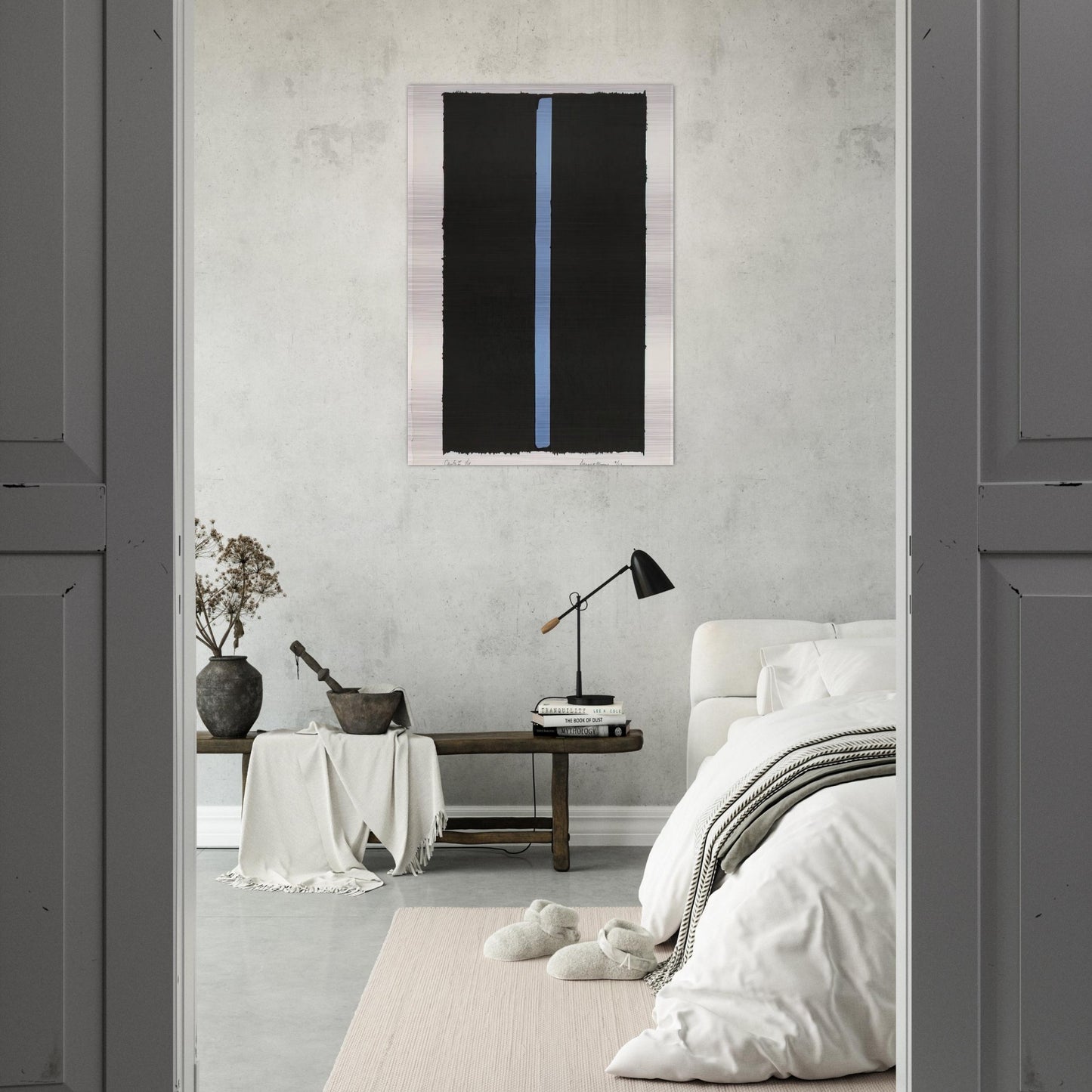 Canto II - Barnett Newman Brushed Aluminum Print - 70x100 cm / 28x40 inches | Barnett Newman Aluminum Print | Barnett Newman Prints