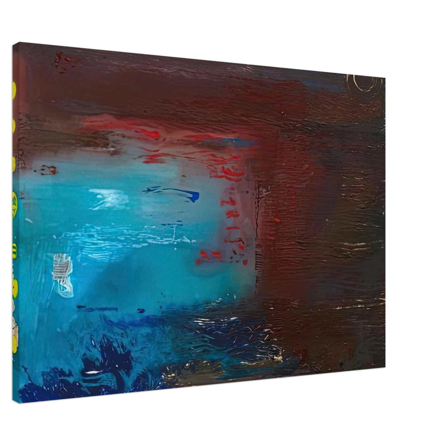 Helen Frankenthaler - Borrowed Dream, 1992- Wall Art - 21x29.7 cm / 8x12" - Premium Wooden Framed Poster With Fine Art Paper-canvas - Wood frame