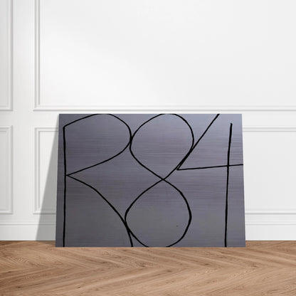 Spectrum I - Robert Ryman Brushed Aluminum Print - 70x100 cm / 28x40 inches | Robert Ryman Aluminum Print | Robert Ryman Prints