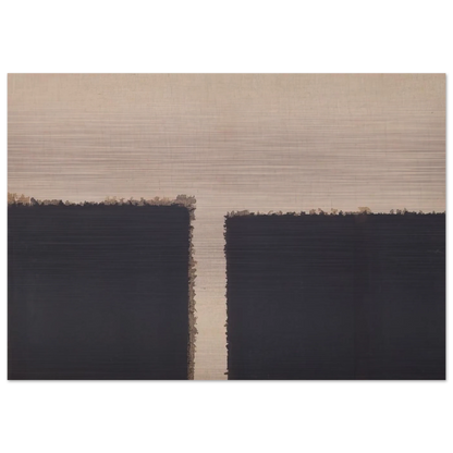 Burnt Umber  Ultramarine - 2004 - Yun Hyong-keun Brushed Aluminum Print - 70x100 cm / 28x40 inches | Yun Hyong-keun Aluminum Print | Yun Hyong-keun Prints