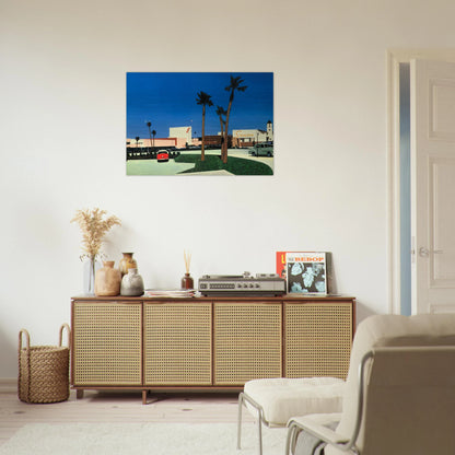 In the beginning Stonestown - Hiroshi Nagai Brushed Aluminum Print - 70x100 cm / 28x40 inches | Hiroshi Nagai Aluminum Print | Hiroshi Nagai Prints