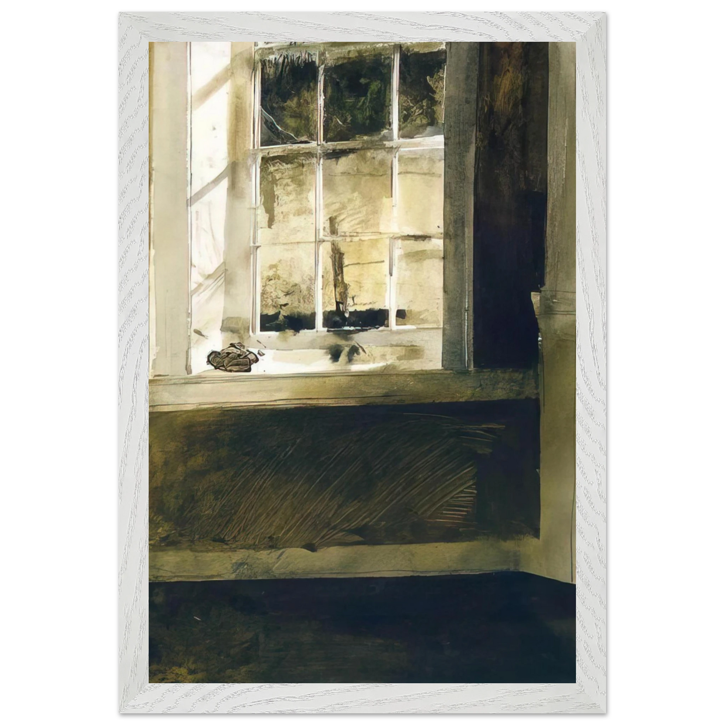 Andrew Wyeth - GROUNDHOG DAY 4 Wall Art - 60x80 cm / 24x32 inches - Fine Art Poster-canvas - -
