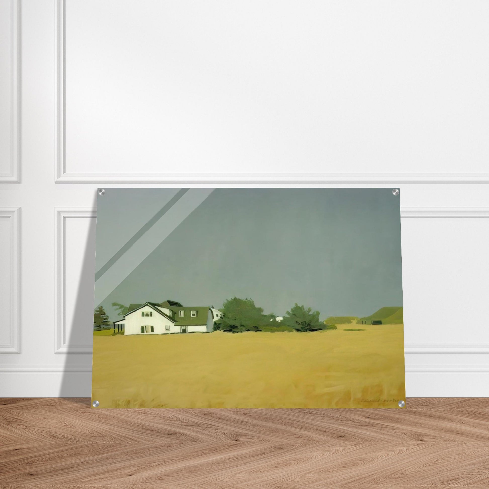 WHEAT 1960 - Fairfield Porter Acrylic Print - 70x100 cm / 28x40″ inches | Fairfield Porter Wall Art | Fairfield Porter Prints