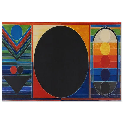 Composition Geometrique - 2007 - S. H. Raza Art Prints - 100x150 cm / 40x60″ inches | S. H. Raza Poster | S. H. Raza Prints