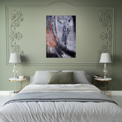 Untitled - Tachisme - Jiro Yoshihara Brushed Aluminum Print - 70x100 cm / 28x40 inches | Jiro Yoshihara Aluminum Print | Jiro Yoshihara Prints