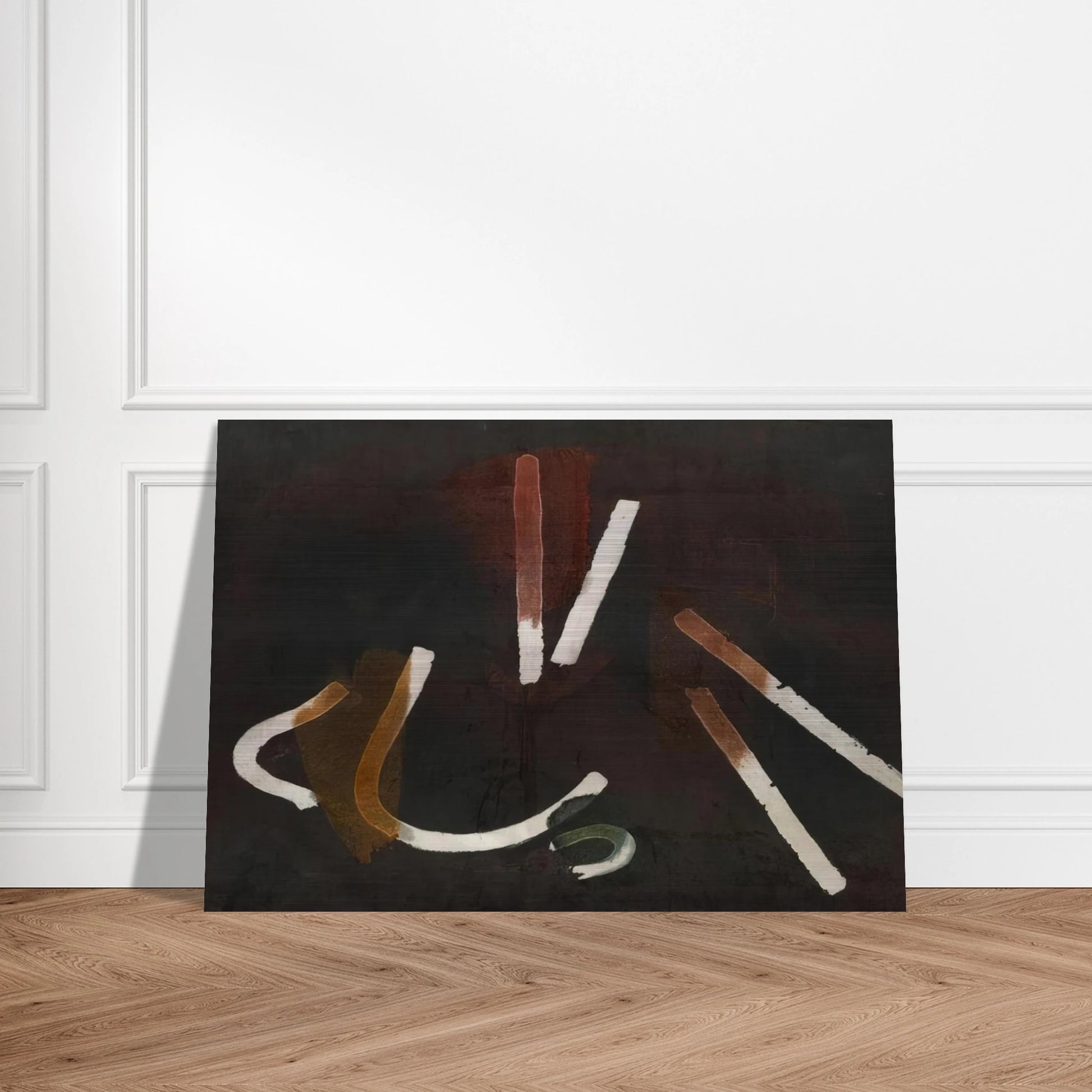Composition Brun - 1933 - John Ferren Brushed Aluminum Print - 70x100 cm / 28x40 inches | John Ferren Aluminum Print | John Ferren Prints