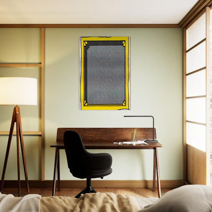 STRETCHER FRAME - Roy Lichtenstein Brushed Aluminum Print - 70x100 cm / 28x40 inches | Roy Lichtenstein Aluminum Print | Roy Lichtenstein Prints