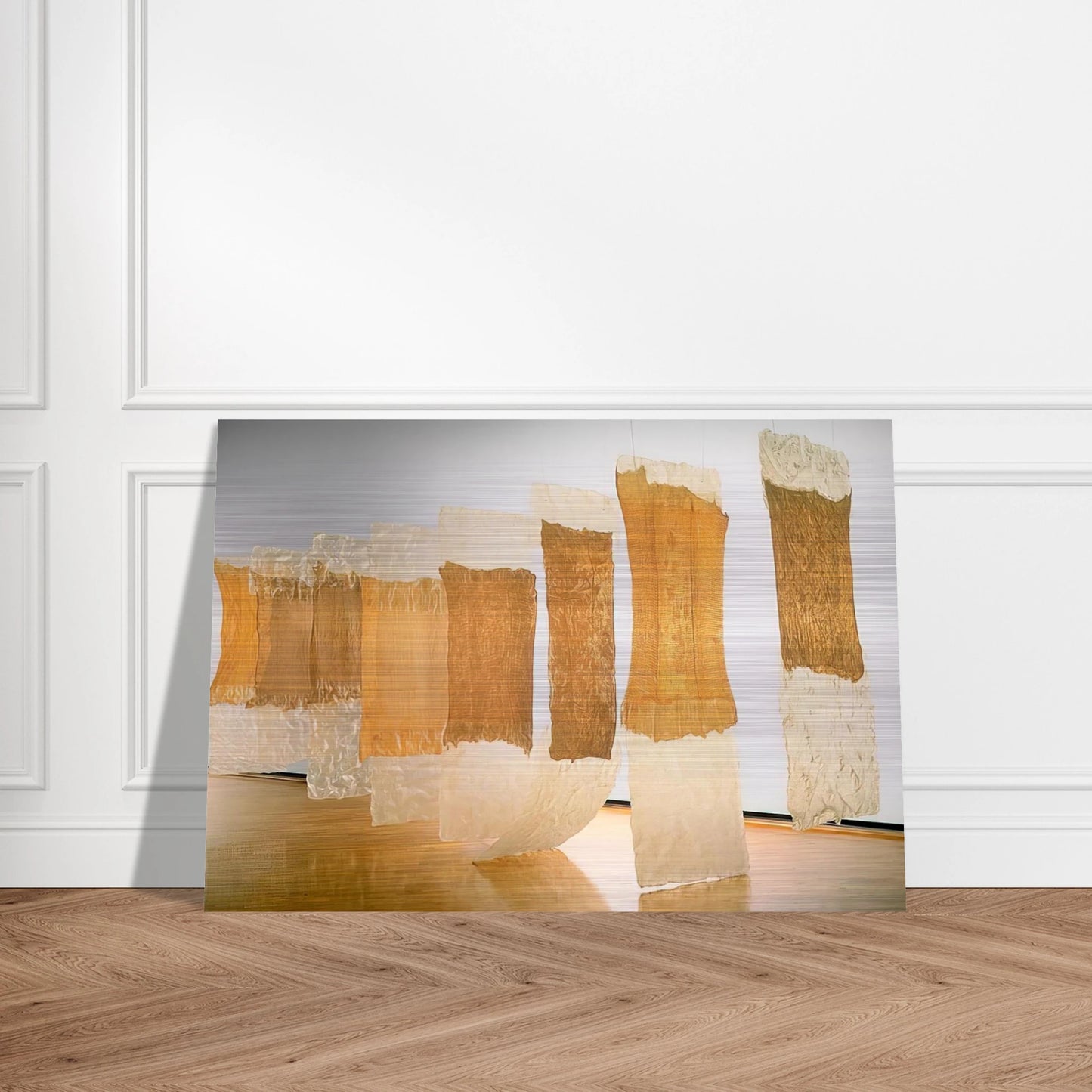 CONTINGENT 1968 - Eva Hesse Brushed Aluminum Print - 70x100 cm / 28x40 inches | Eva Hesse Aluminum Print | Eva Hesse Prints