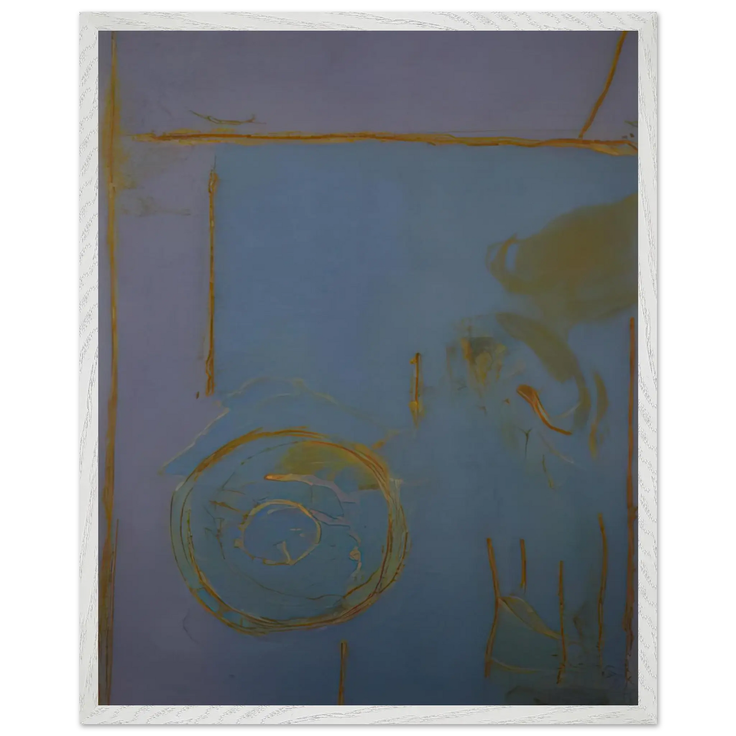 Helen Frankenthaler - Guadalupe - 1989 Wall art - A2 (42 x 59.4  cm) - Premium Wooden Framed Poster With Fine Art Paper - Wood frame