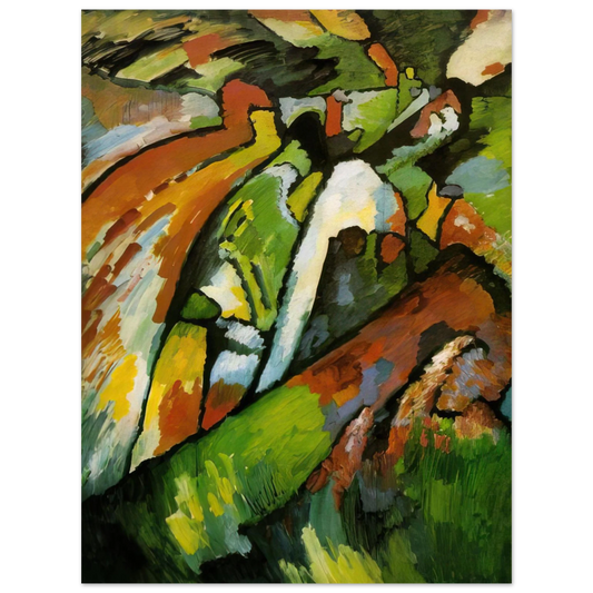 Wassily Kandinsky - IMPROVISATION 7 1910  75x100 cm / 30x40inches Fine Art Poster