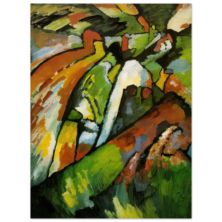 Wassily Kandinsky - IMPROVISATION 7 1910  75x100 cm / 30x40inches Fine Art Poster