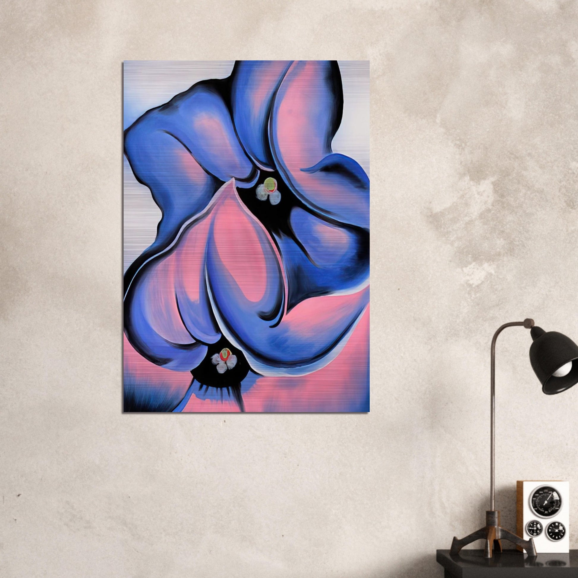 Purple Petunia - Georgia O'Keeffe Brushed Aluminum Print - 70x100 cm / 28x40 inches | Georgia O'Keeffe Aluminum Print | Georgia O'Keeffe Prints